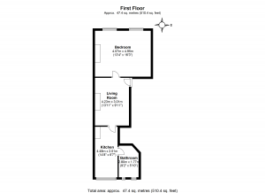 12c Glading Terrace, flat 1 - Floor Plan